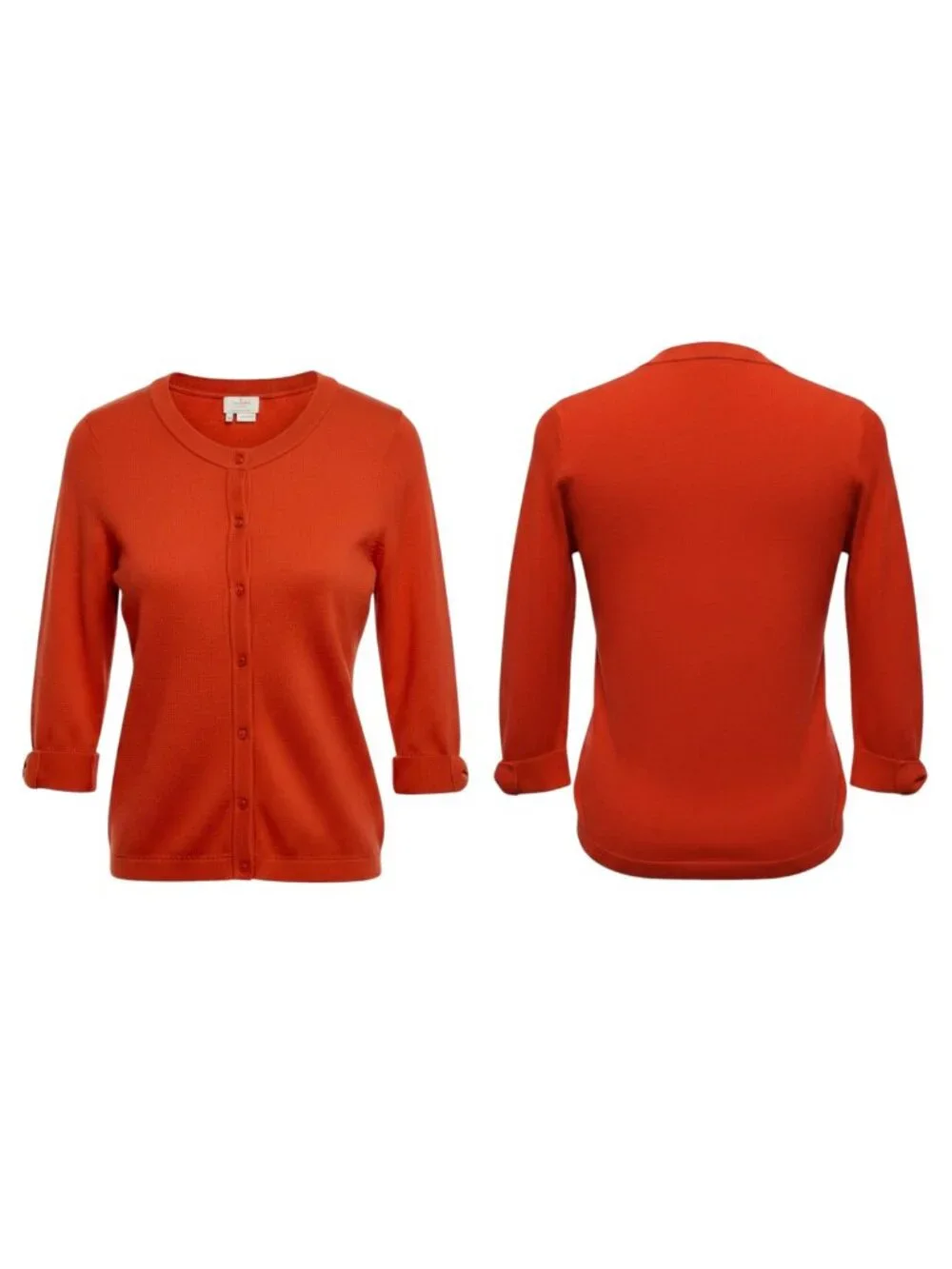 KATE SPADE SOMERSET RED BOW CUFF CARDIGAN